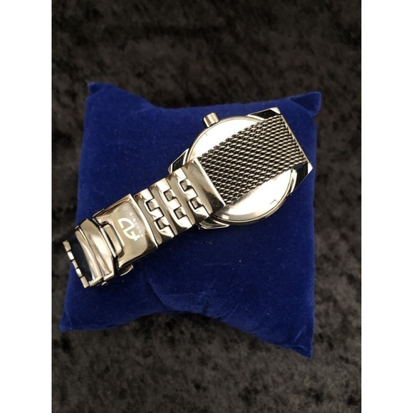 Android Men's 48mm Dark Silver Tone Black MOP Dial Watch Automatic SII VJ55 - Picture 5 of 14